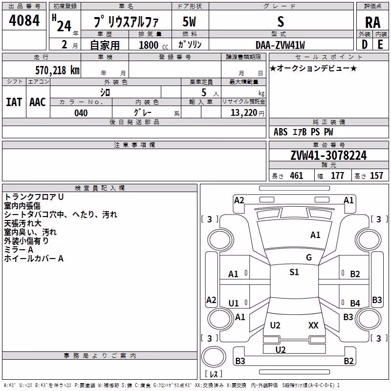TOYOTA PRIUS ALPHA