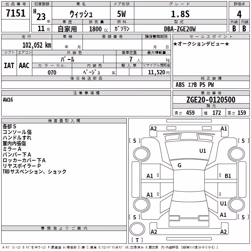 TOYOTA WISH