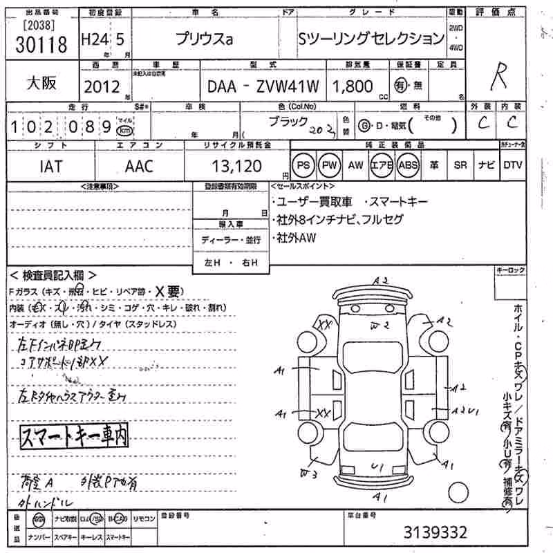 TOYOTA PRIUS ALPHA