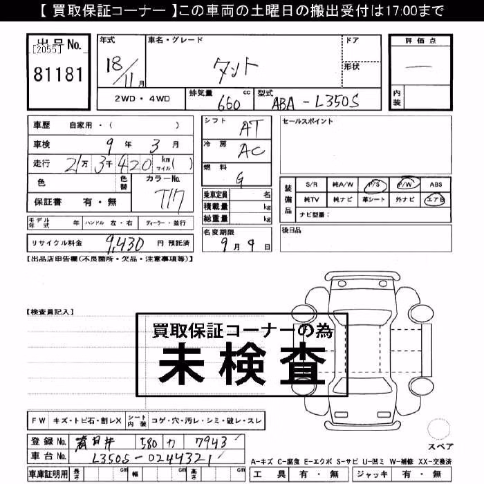 DAIHATSU TANTO