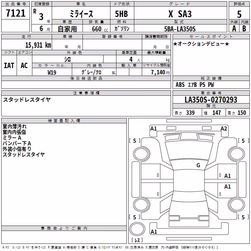 DAIHATSU MIRA E:S