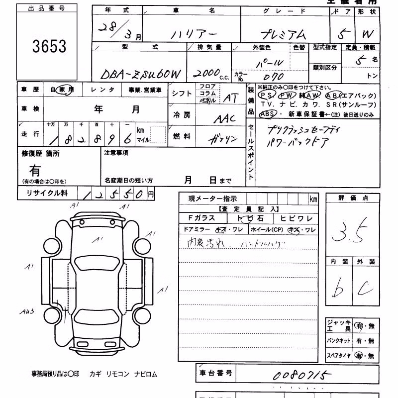 TOYOTA HARRIER