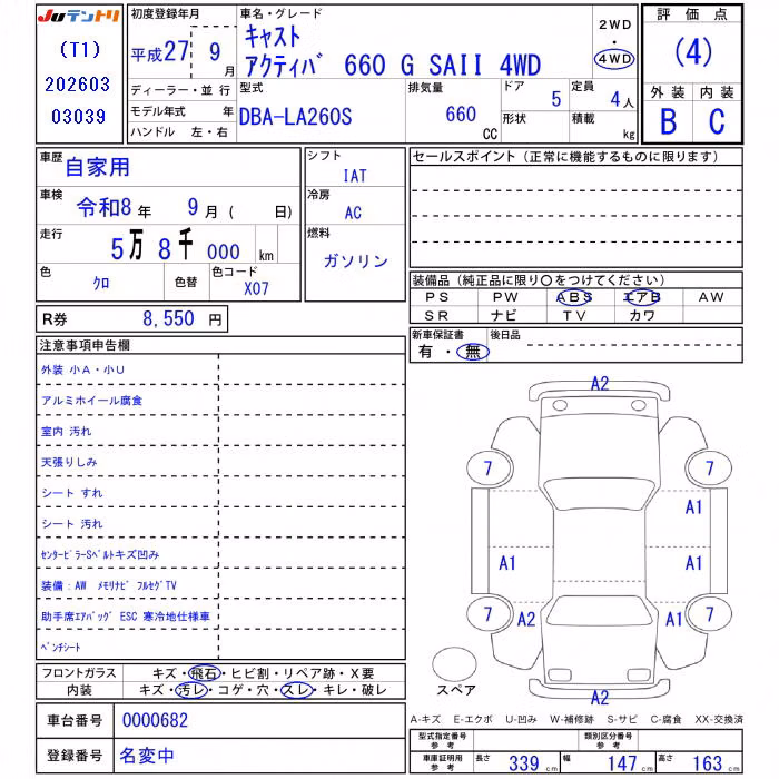 DAIHATSU CAST