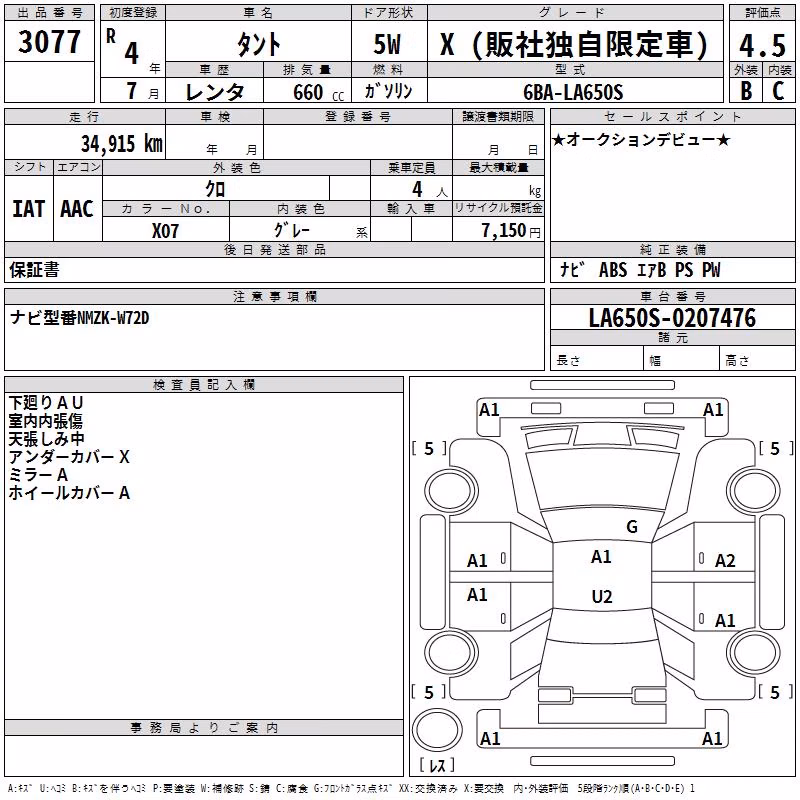 DAIHATSU TANTO