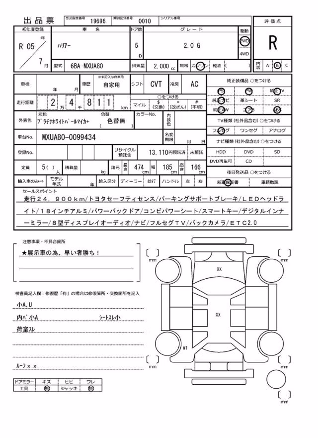 TOYOTA HARRIER