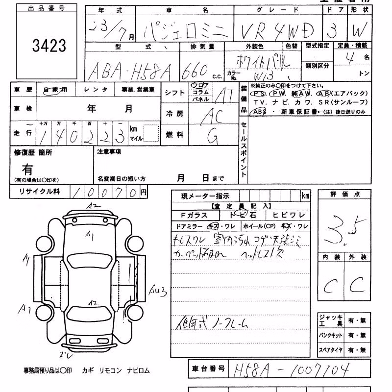 MITSUBISHI PAJERO MINI