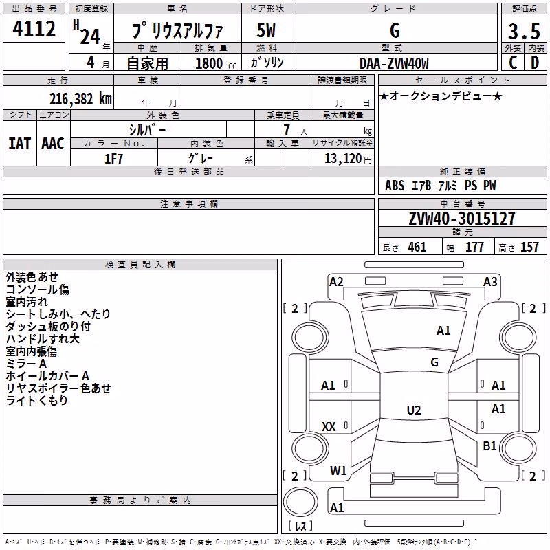 TOYOTA PRIUS ALPHA