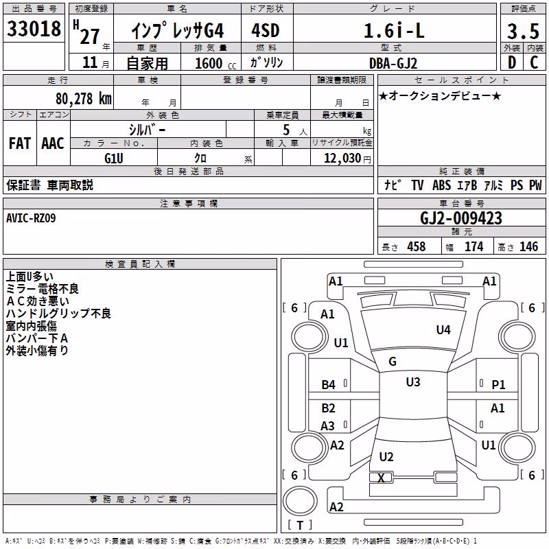 SUBARU IMPREZA