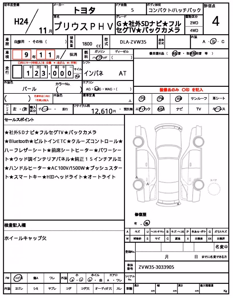TOYOTA PRIUS PHV