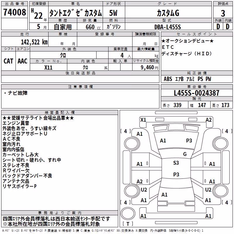 DAIHATSU TANTO EXE