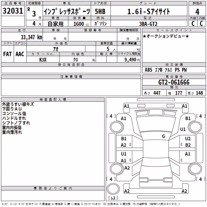 SUBARU IMPREZA