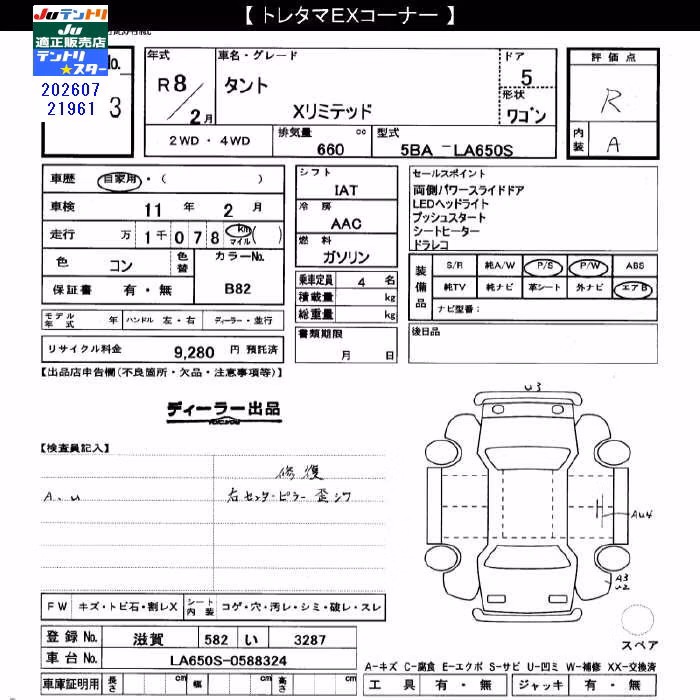DAIHATSU TANTO