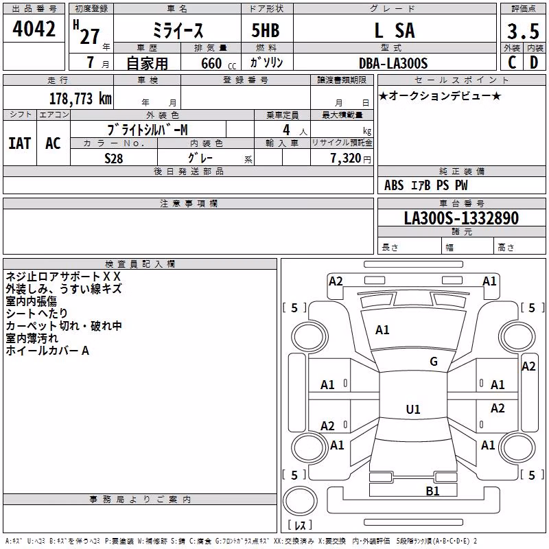 DAIHATSU MIRA E:S