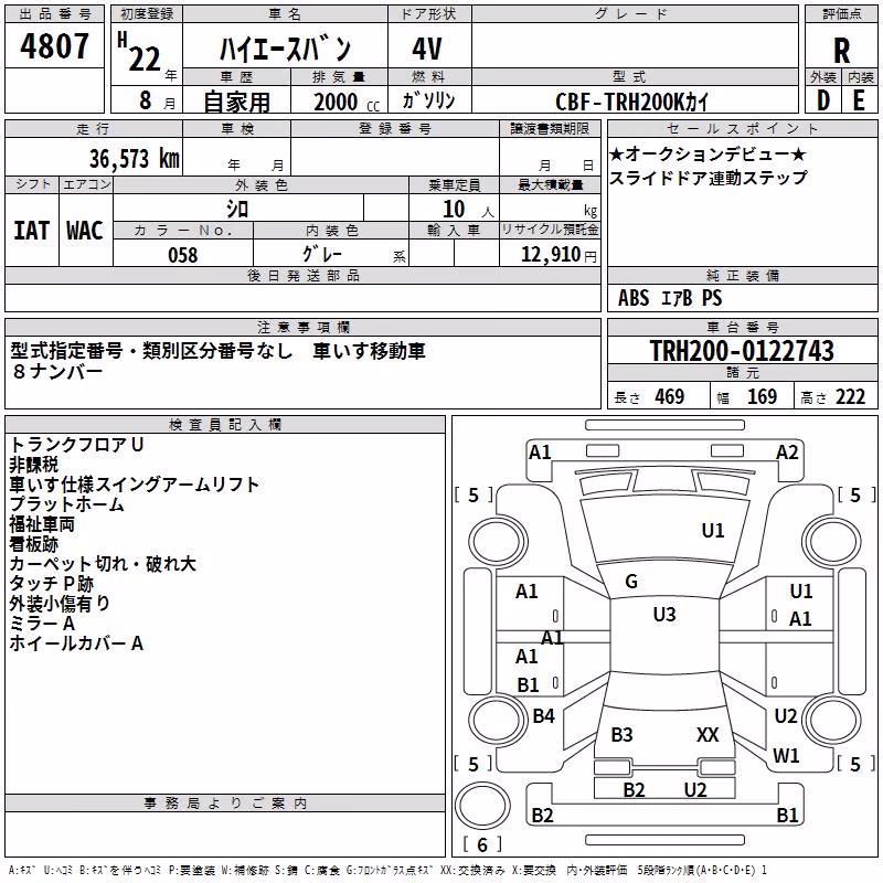 TOYOTA REGIUS ACE