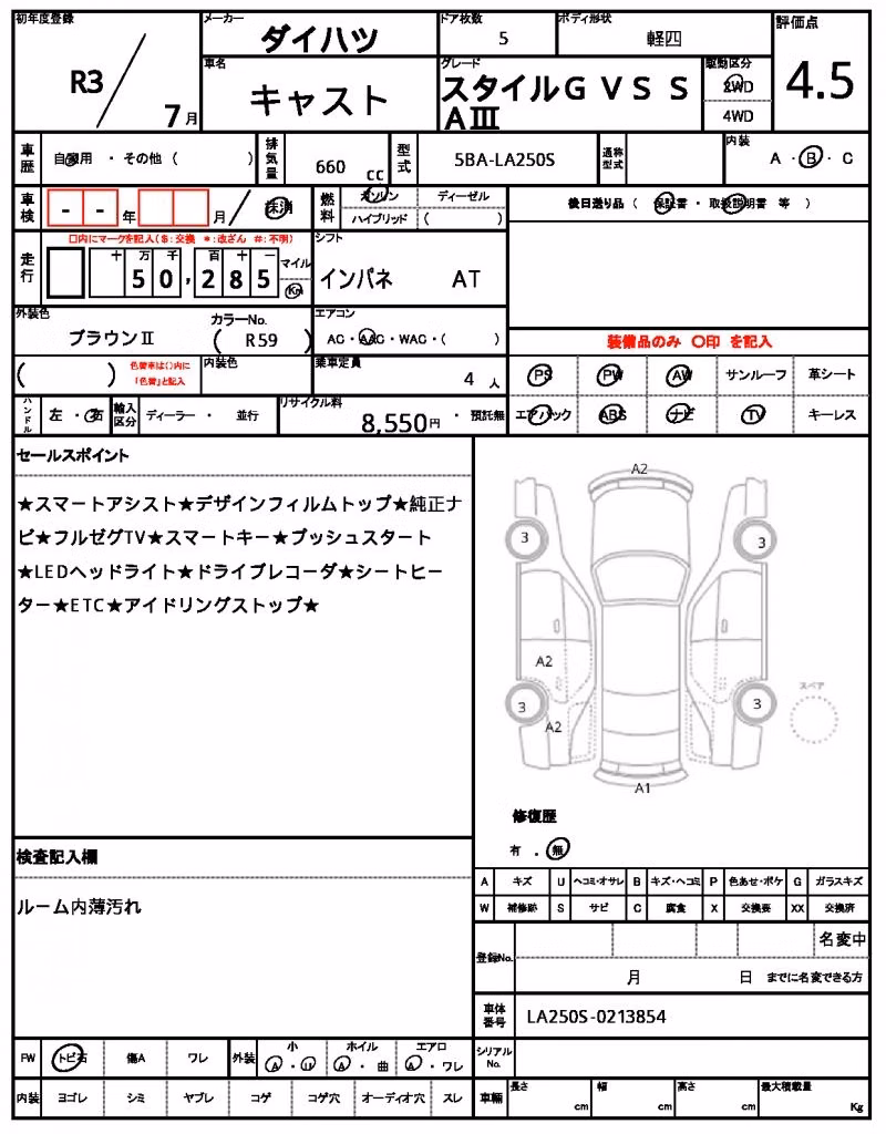 DAIHATSU CAST