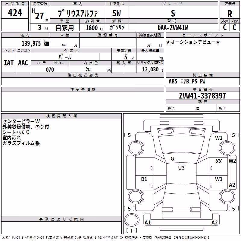 TOYOTA PRIUS ALPHA