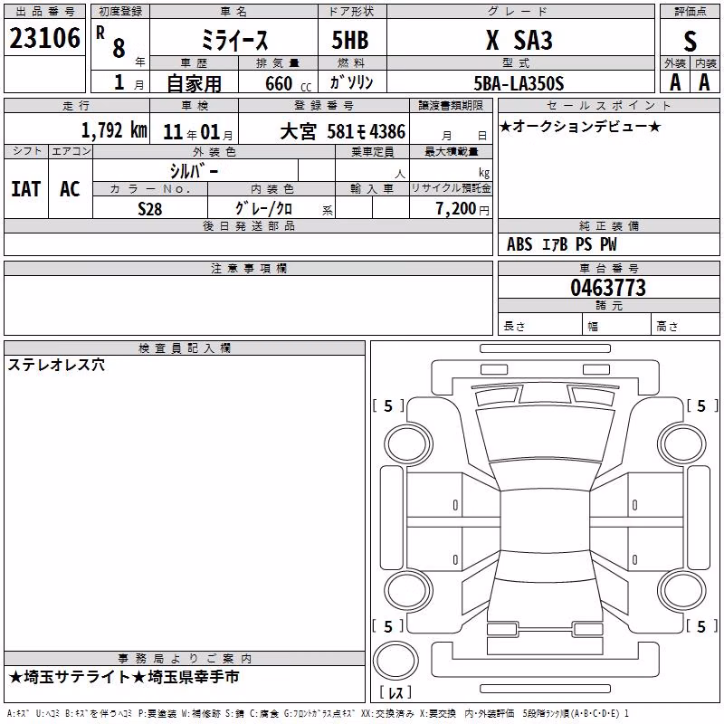DAIHATSU MIRA E:S