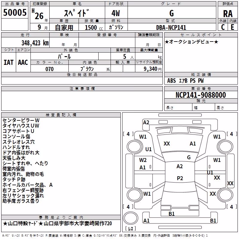 TOYOTA SPADE