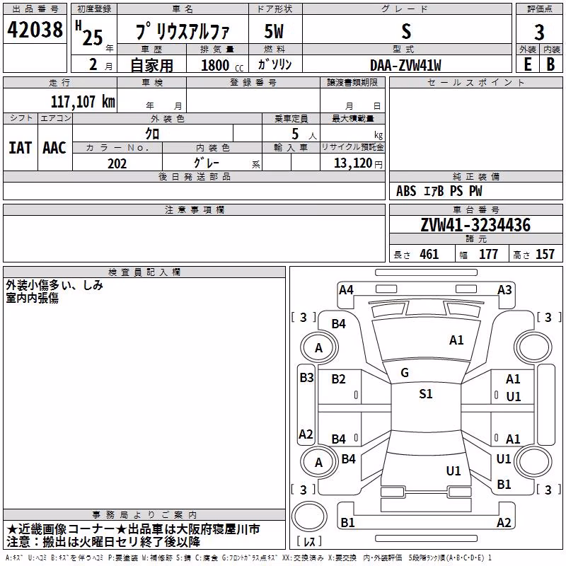TOYOTA PRIUS ALPHA