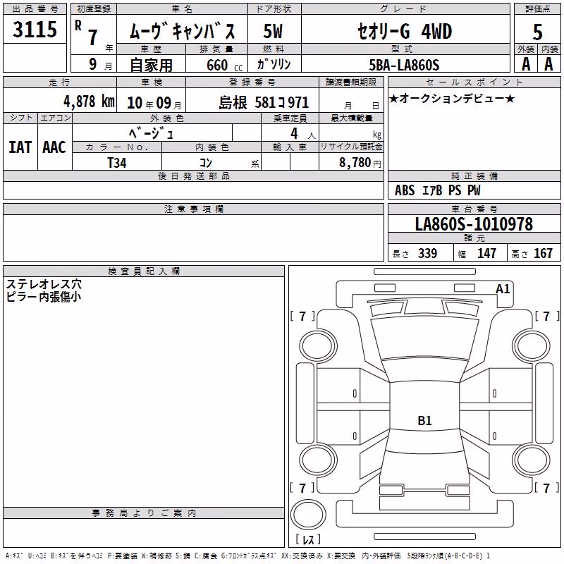 DAIHATSU MOVE CANBUS
