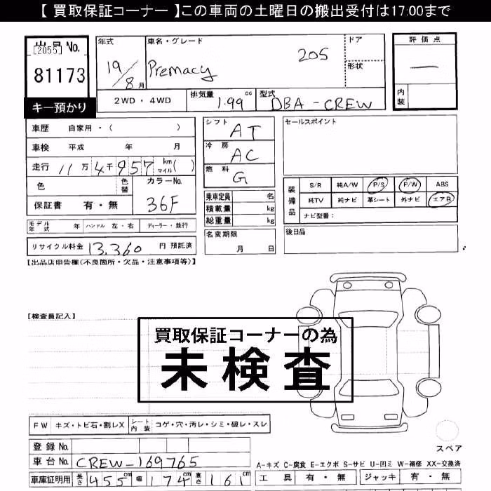 MAZDA PREMACY