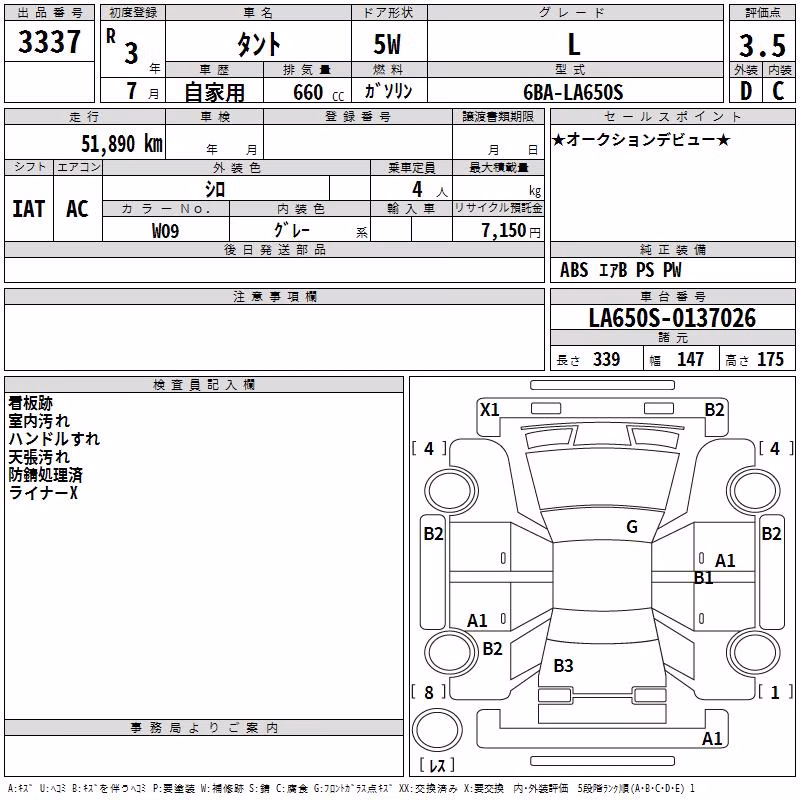 DAIHATSU TANTO