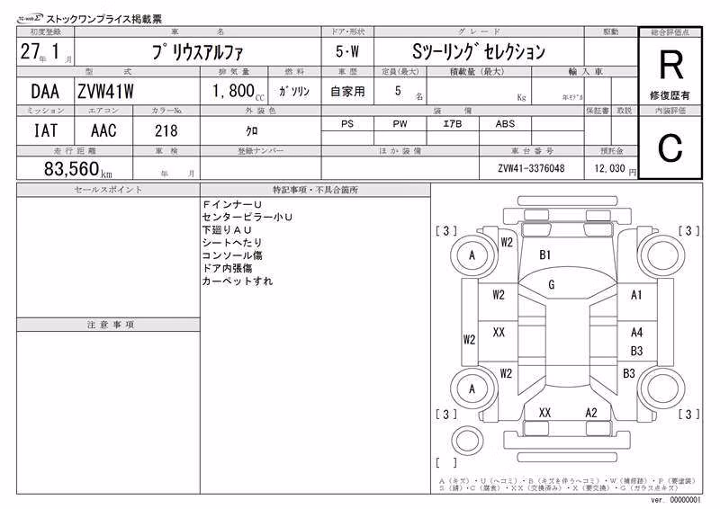 TOYOTA PRIUS ALPHA