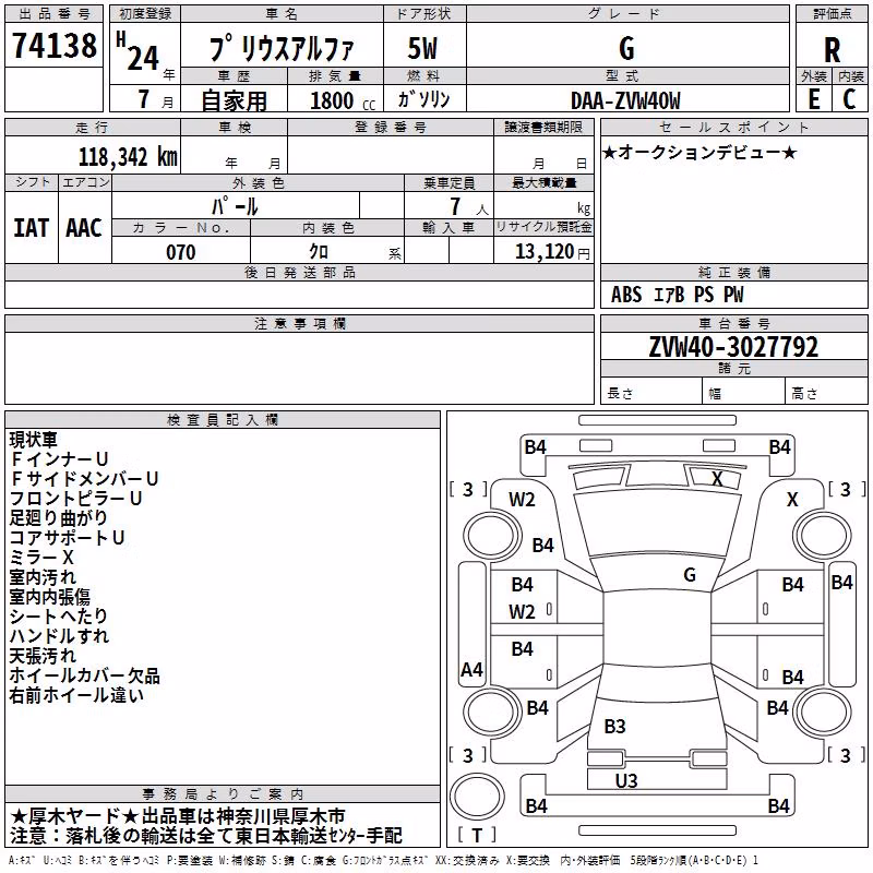 TOYOTA PRIUS ALPHA