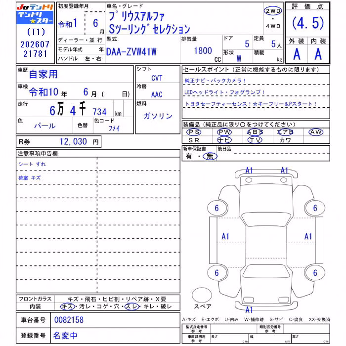 TOYOTA PRIUS ALPHA