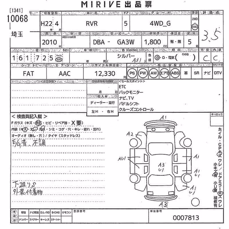 MITSUBISHI RVR