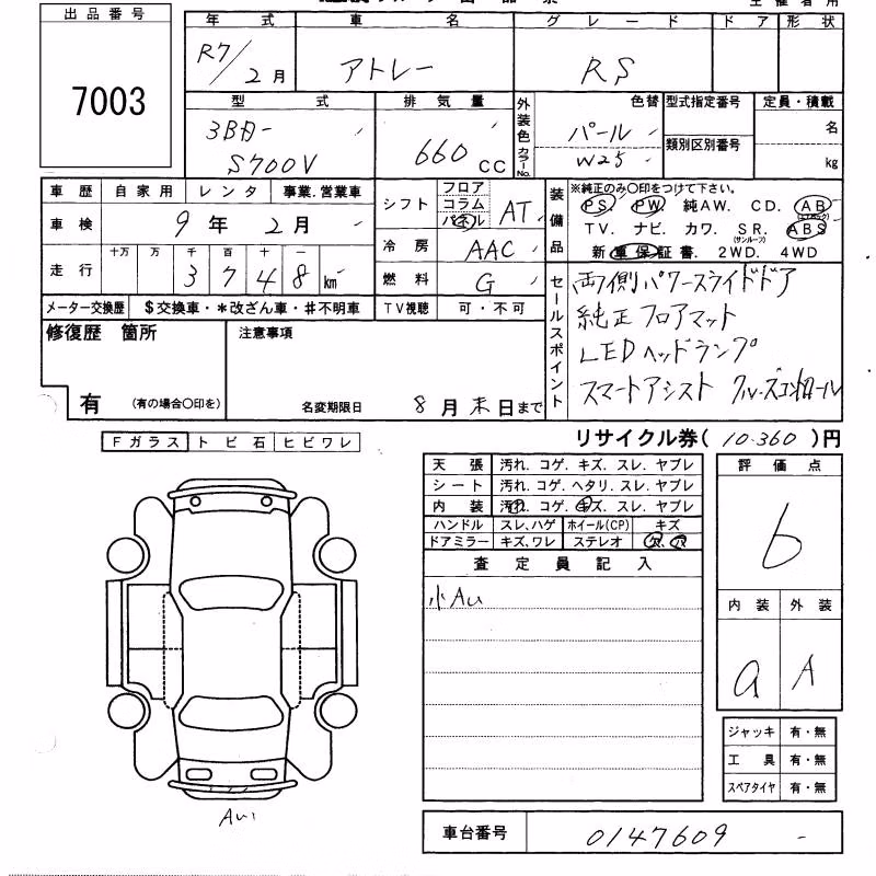DAIHATSU ATRAI