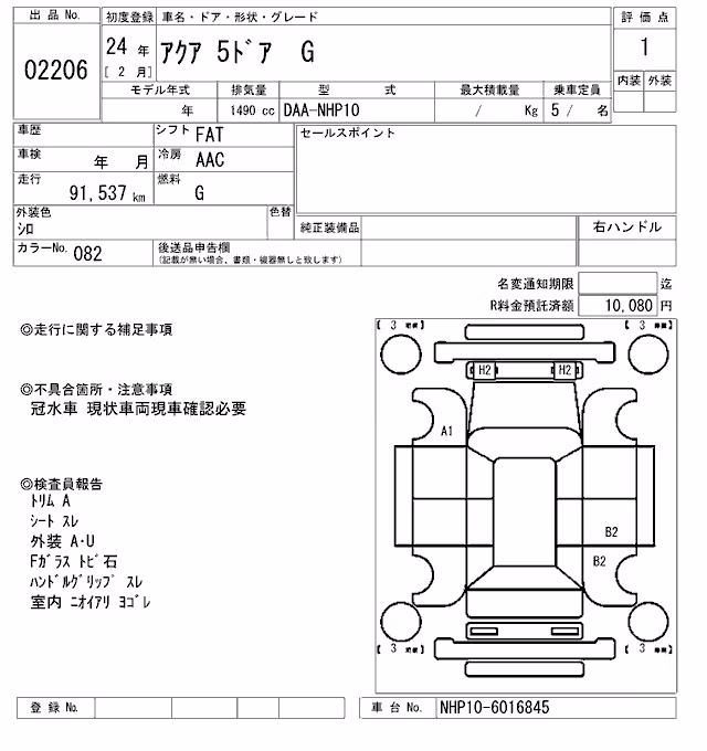 TOYOTA AQUA