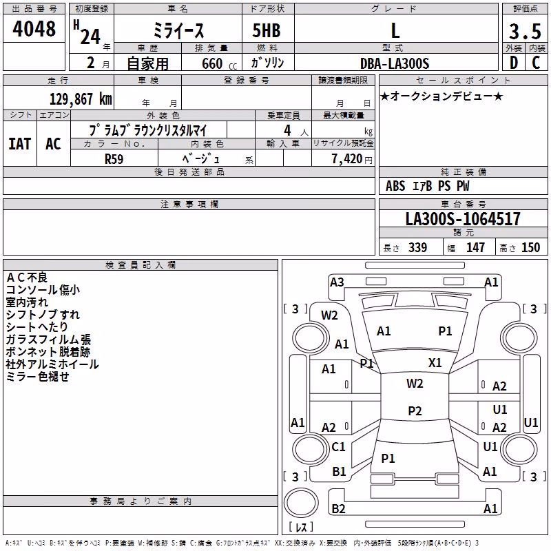 DAIHATSU MIRA E:S