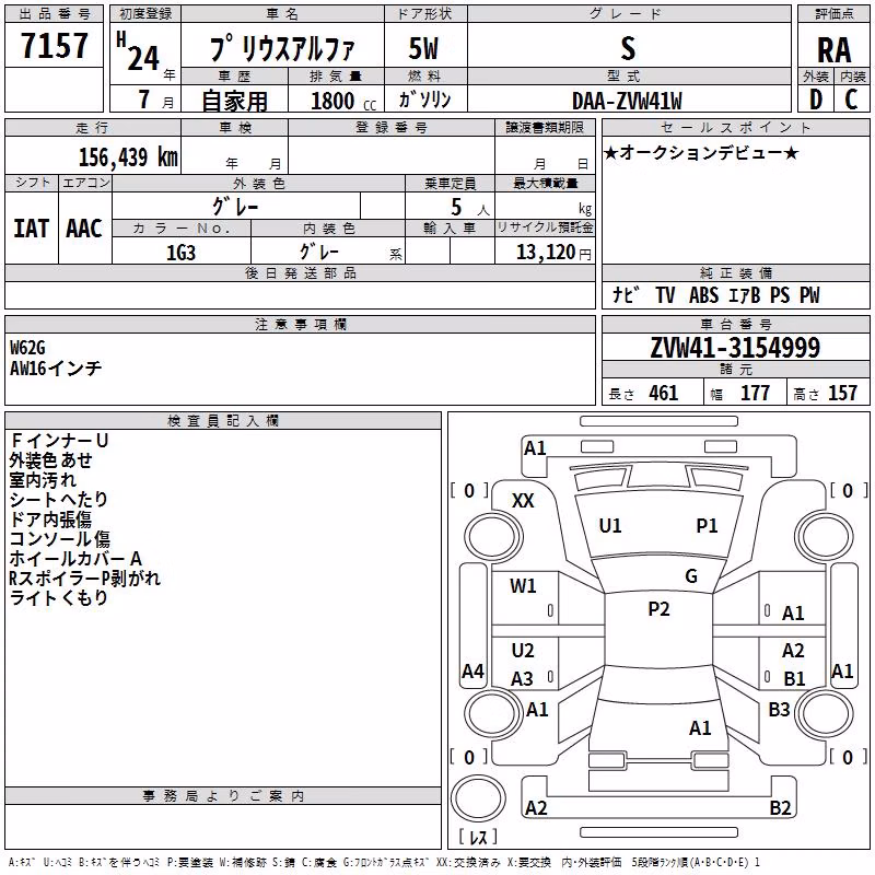 TOYOTA PRIUS ALPHA