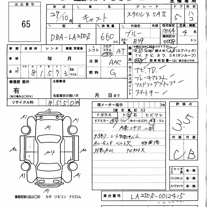 DAIHATSU CAST