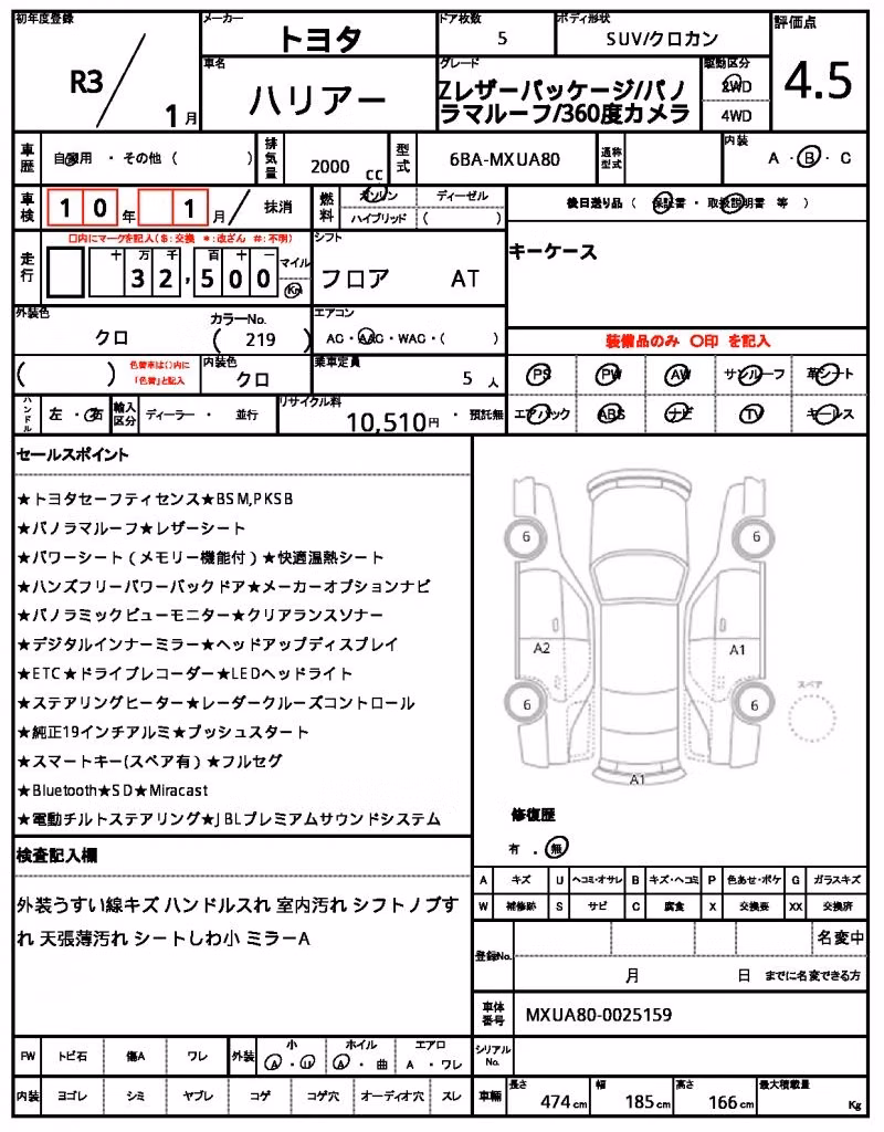 TOYOTA HARRIER