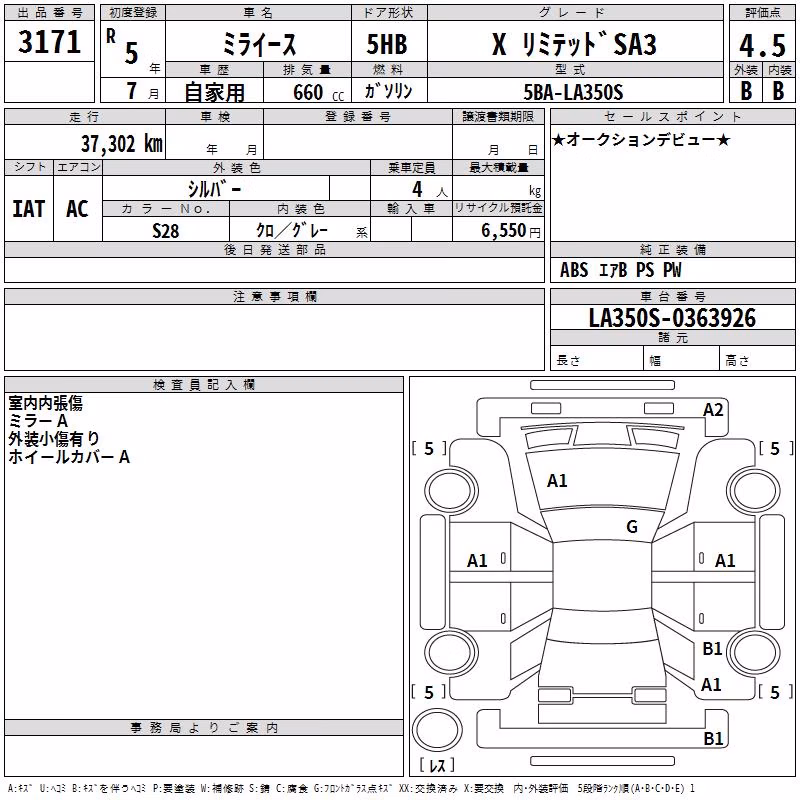 DAIHATSU MIRA E:S