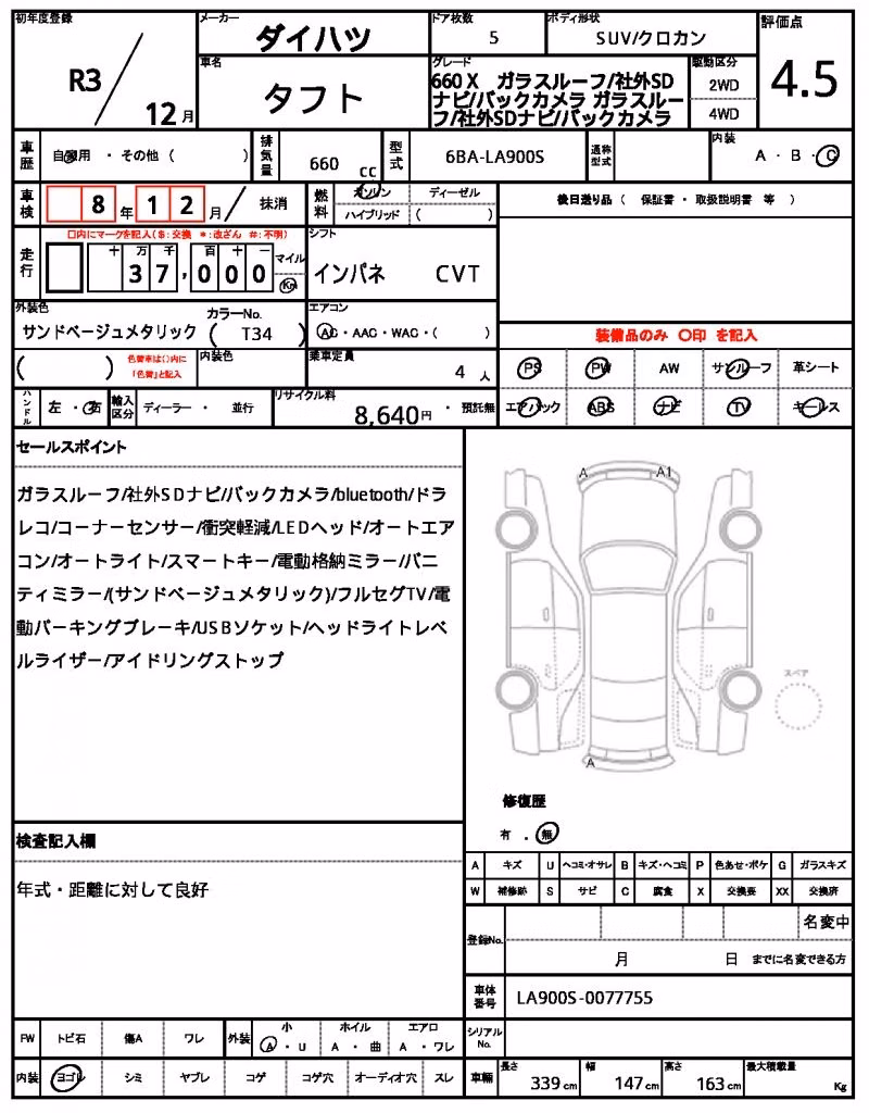 DAIHATSU TAFT