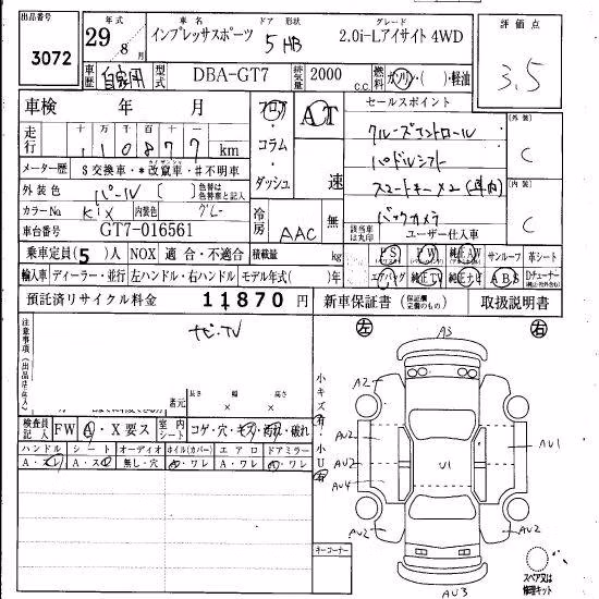 SUBARU XV