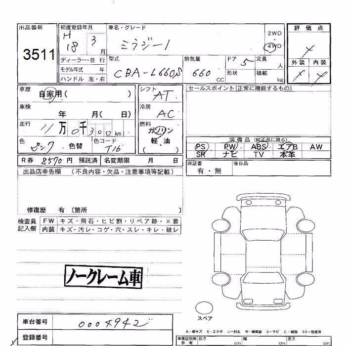 DAIHATSU MIRA GINO
