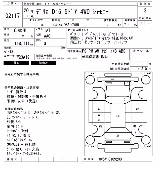 MITSUBISHI DELICA D:5