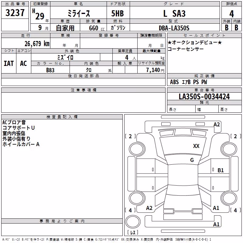 DAIHATSU MIRA E:S
