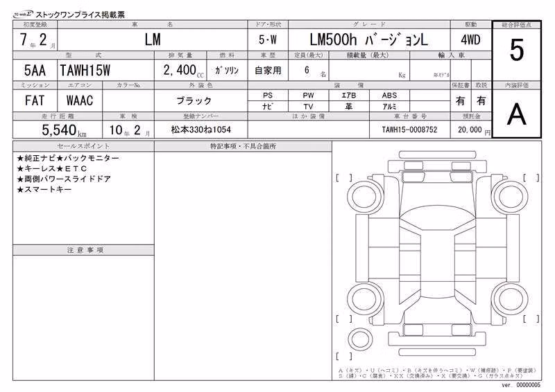 LEXUS LM500H
