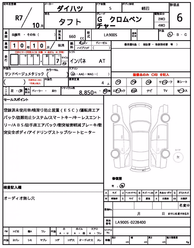 DAIHATSU TAFT