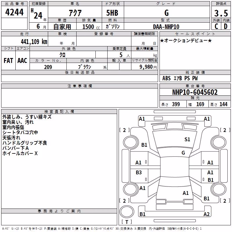 TOYOTA AQUA