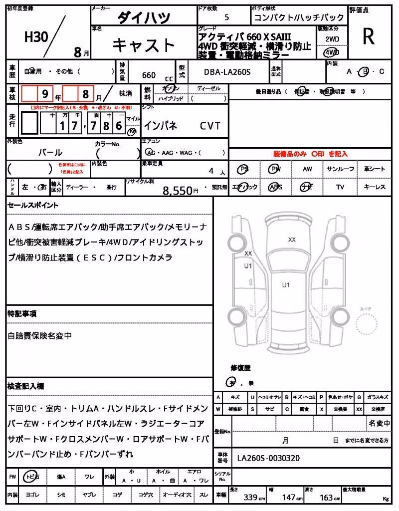DAIHATSU CAST
