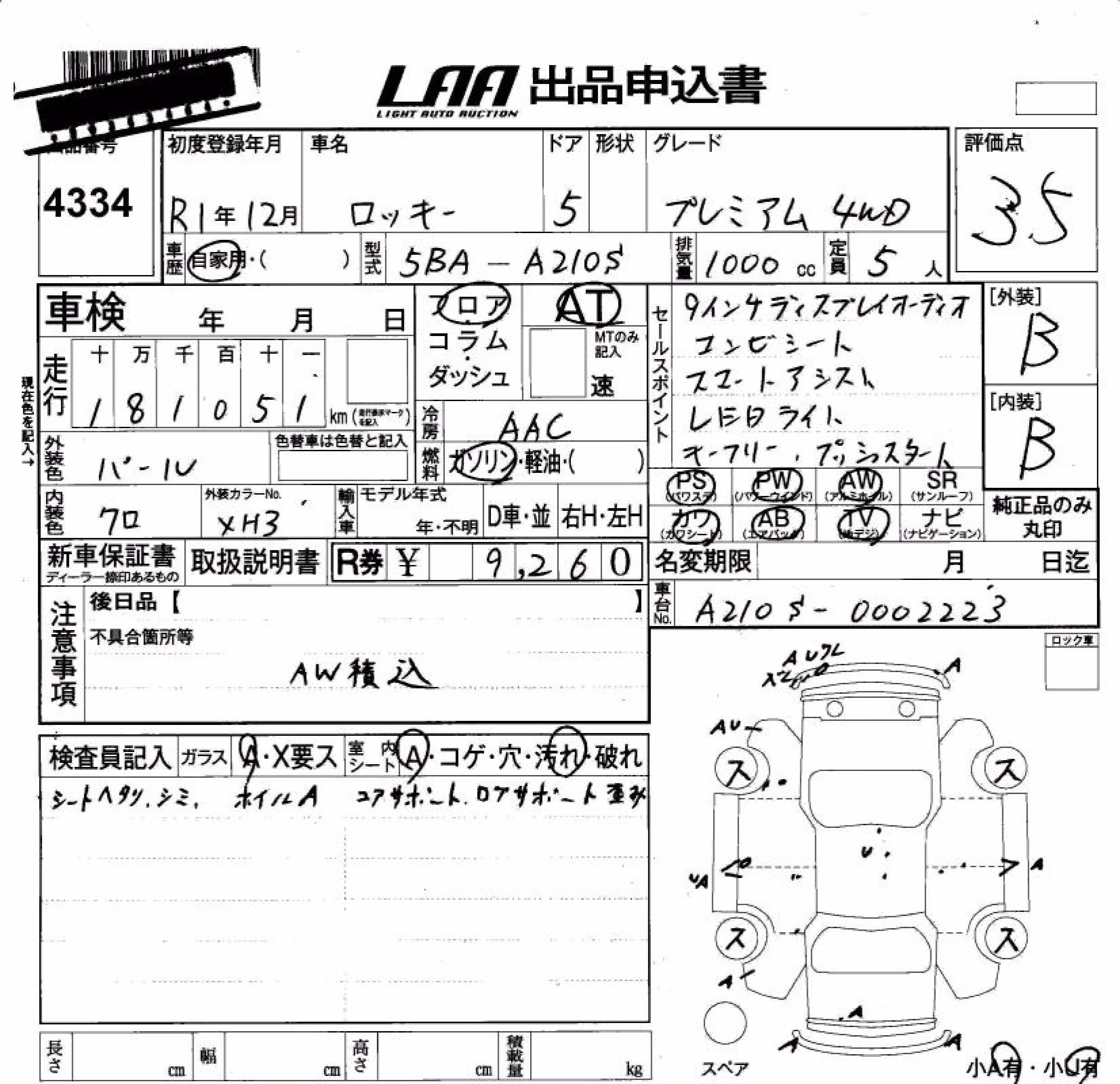 DAIHATSU ROCKY