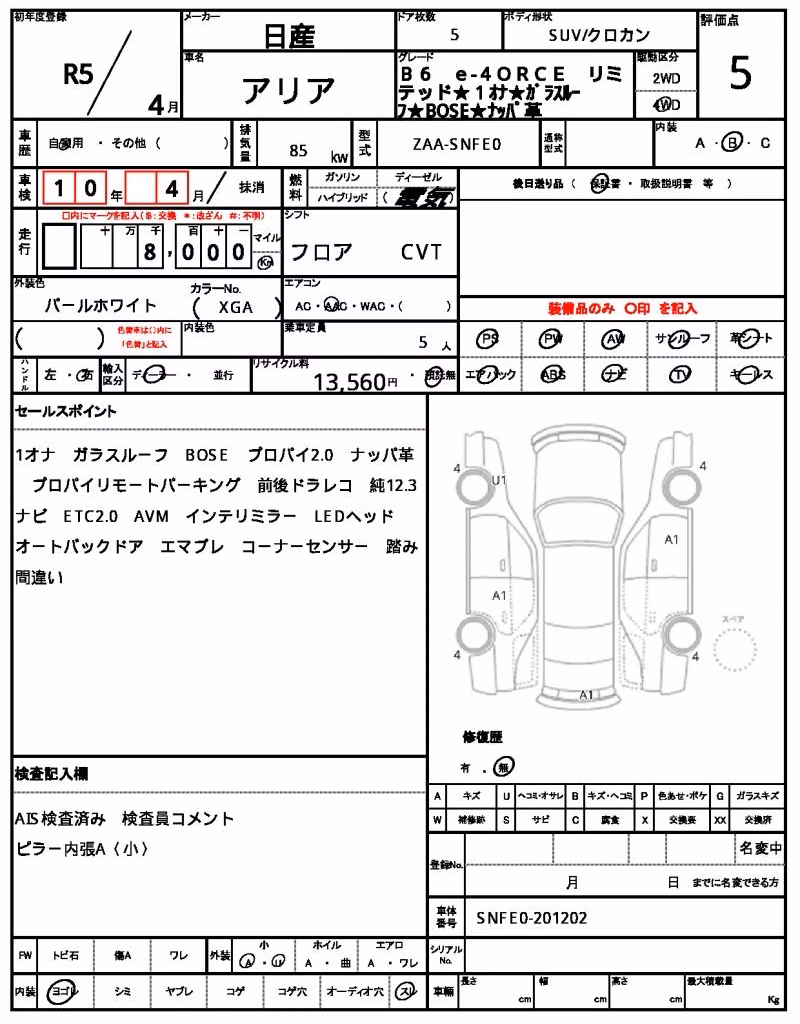 NISSAN ARIYA