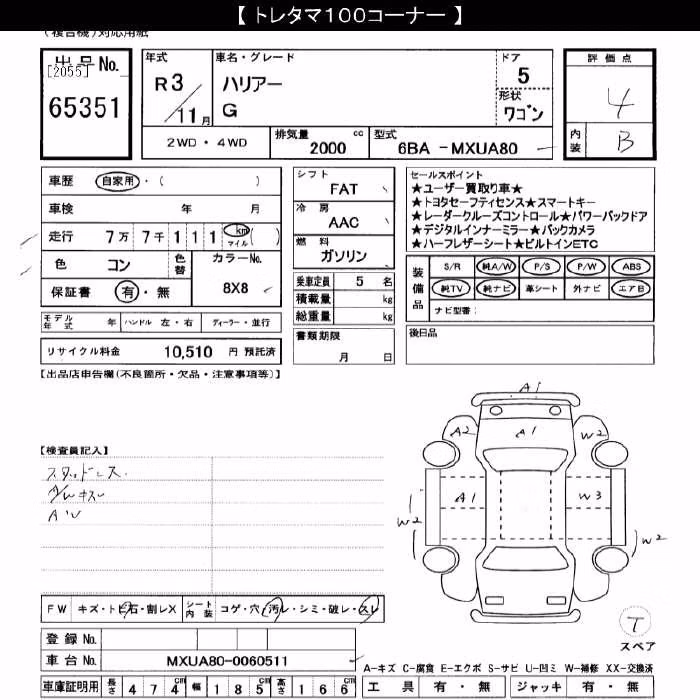 TOYOTA HARRIER