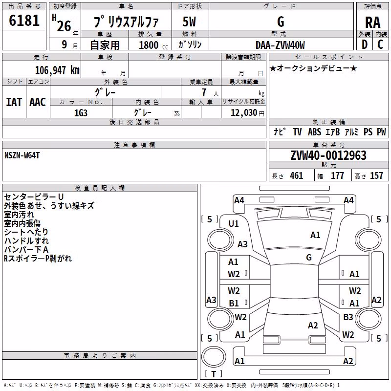 TOYOTA PRIUS ALPHA